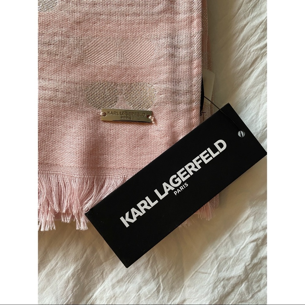 Karl Lagerfield scarf